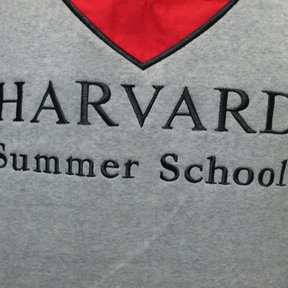 Logo Brands Harvard Summer School blanket Crest Shield knit 60